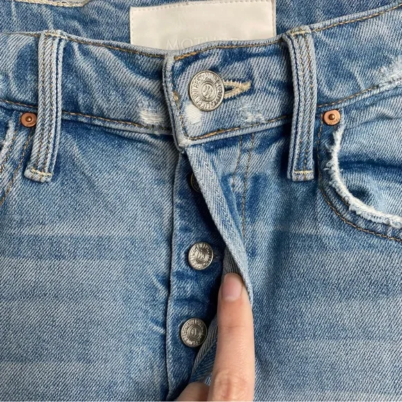 Mother Superior The Tomcat Ankle Length Straight Leg Jeans - Picture 5 of 11